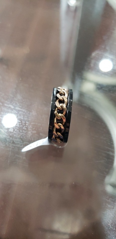 Punk Rock Chain Spinner Ring – The Great Buy Store